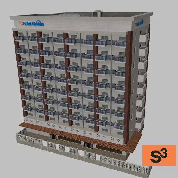 Ishigaki-building-049 — 3D model preview