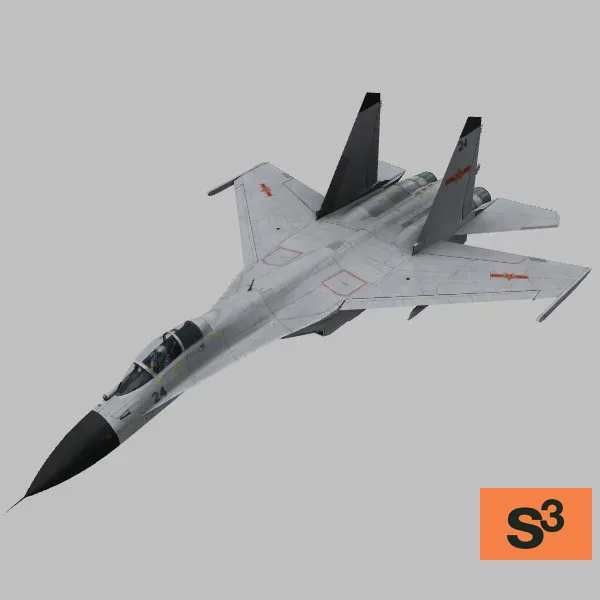 J-11BH · CN · grey — 3D model preview
