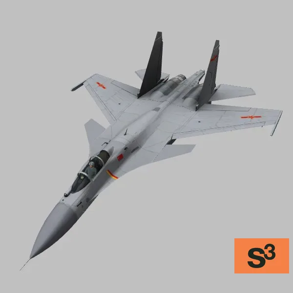 J-15 · CN · grey — 3D model preview