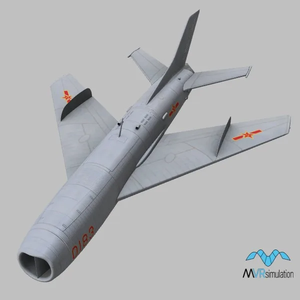 J-6W · CN · grey — 3D model preview