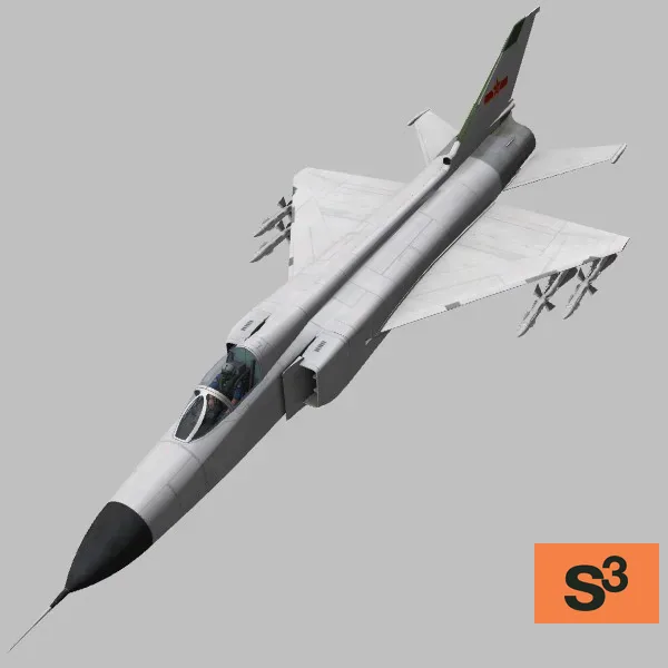 J-8IIM · CN · white — 3D model preview