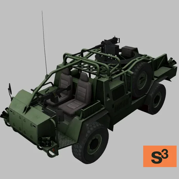 Jackal · GB · green — 3D model preview