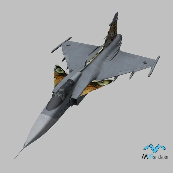 JAS39C · CZ · grey — 3D model preview