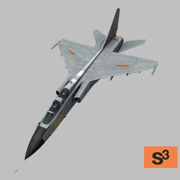 JH-7A · CN · grey — 3D model preview