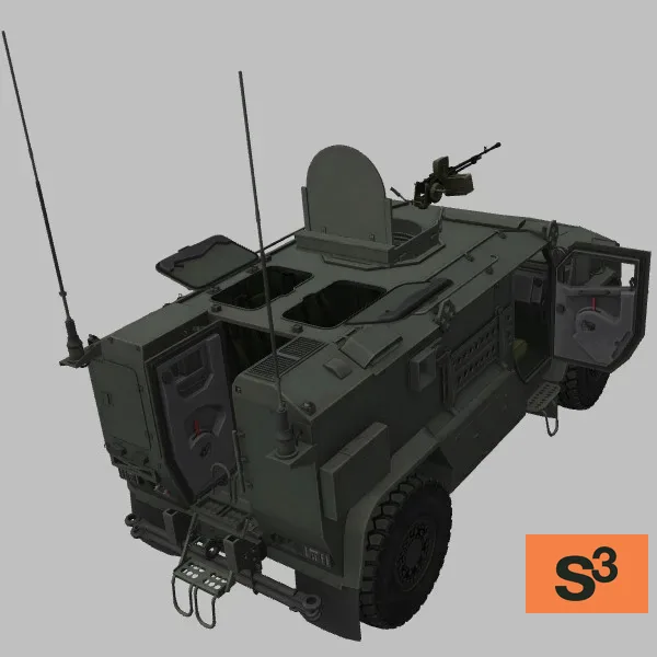 K-4386-Typhoon-PVO · Kord · RU · green — 3D model preview