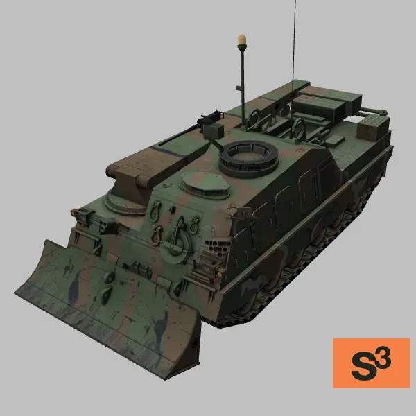 K1-ARV · KR · camo — 3D model preview