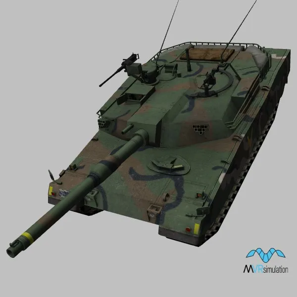 K1A1 · KR · camo — 3D model preview