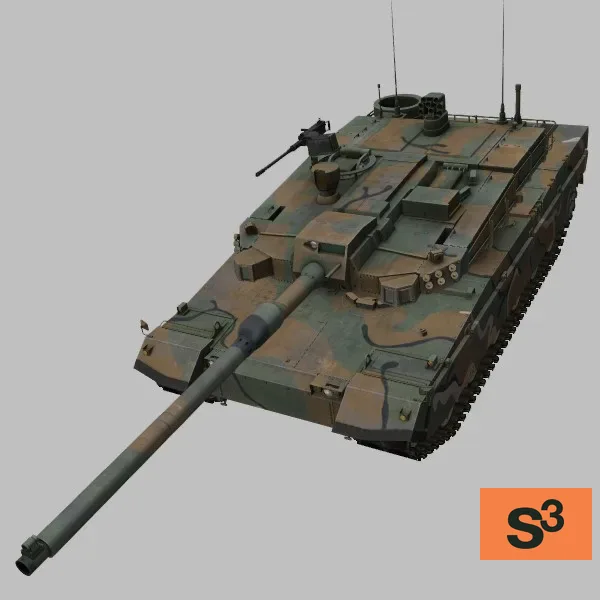 K2 · KR · camo — 3D model preview