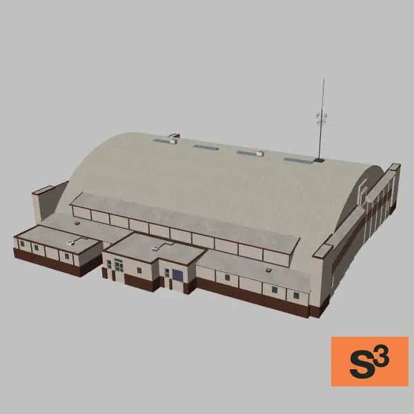 KABQ-hangar-015 — 3D model preview