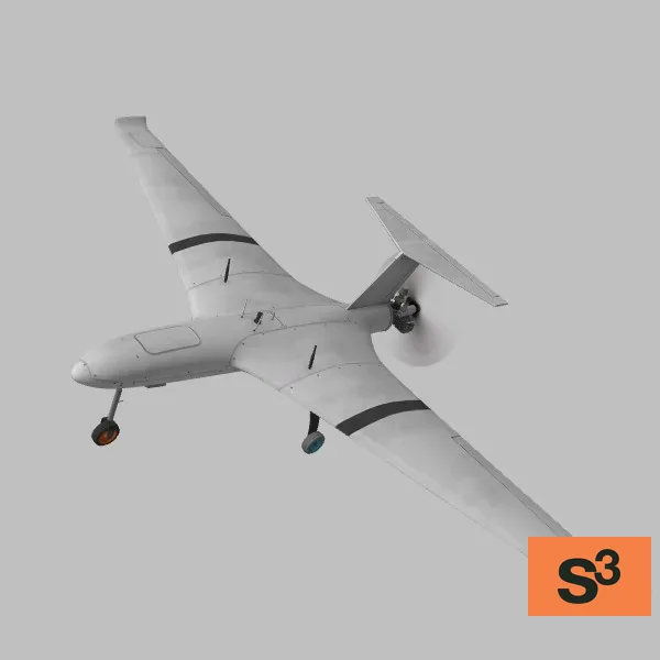 Kaman-19 · IR · grey — 3D model preview