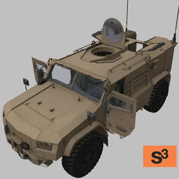 KamAZ-4386 · RU · desert — 3D model preview