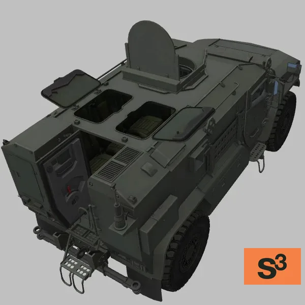 KamAZ-4386 · RU · green — 3D model preview
