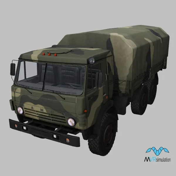 KamAZ-5350-canopy · RU · camo — 3D model preview
