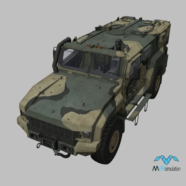Kamaz-53949-Typhoon-K · RU · camo — 3D model preview