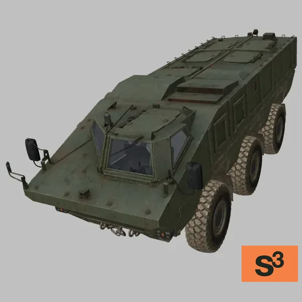 Kamaz-63969 · RU · green — 3D model preview