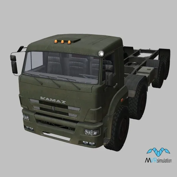Kamaz-6560 · RU · green — 3D model preview
