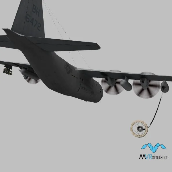 KC-130J-HarvestHawk · US · grey — 3D model preview