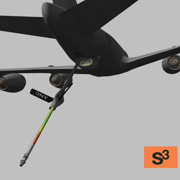 KC-135R · US · grey — 3D model preview