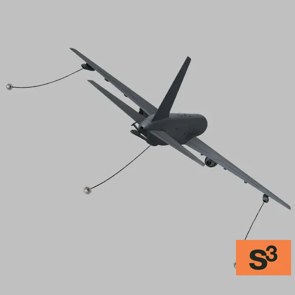 KC-46A · JP · grey — 3D model preview