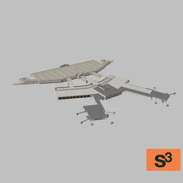 KCHS-airport-terminal-001 — 3D model preview