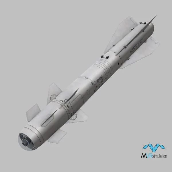 Kh-29T · RU · grey — 3D model preview