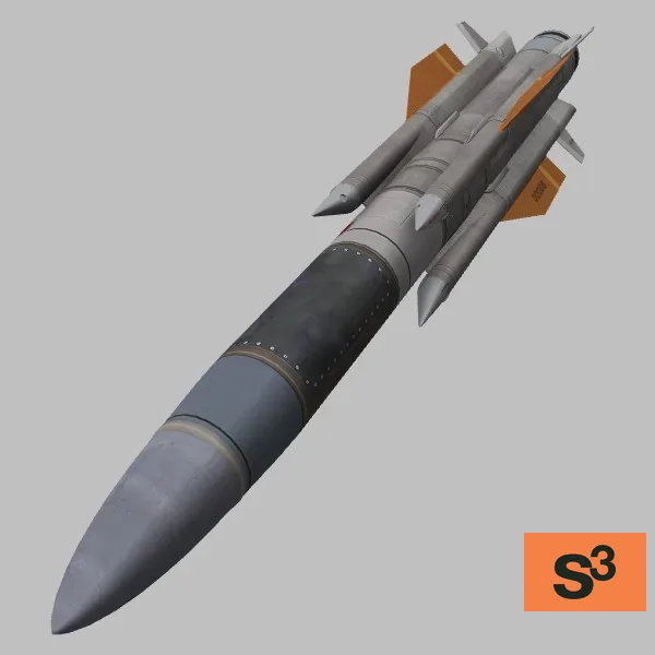 Kh-31AD · RU · grey — 3D model preview