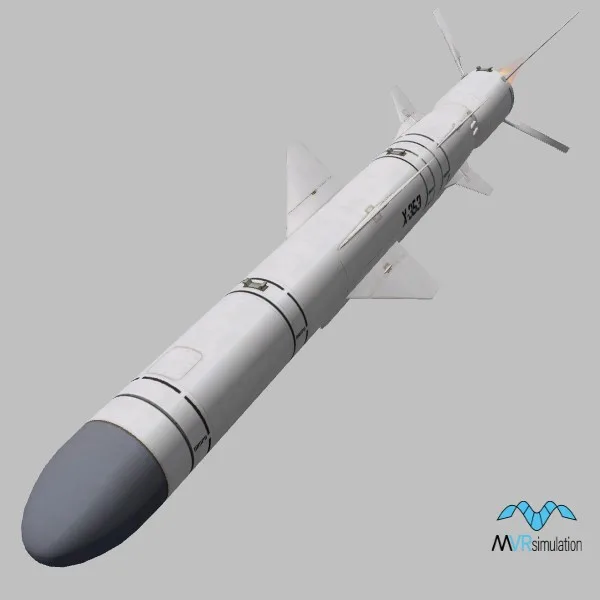 Kh-35E · RU · grey — 3D model preview