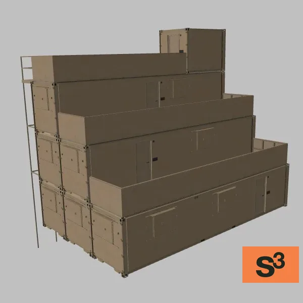 Kilo-2-B-building-018 — 3D model preview