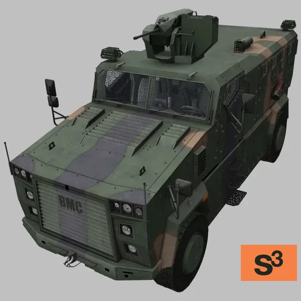 Kirpi-II · TR · camo — 3D model preview