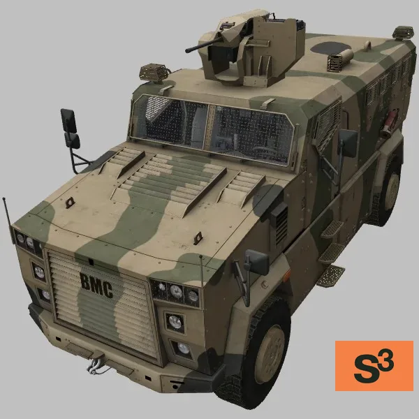 Kirpi-II · TR · desert — 3D model preview