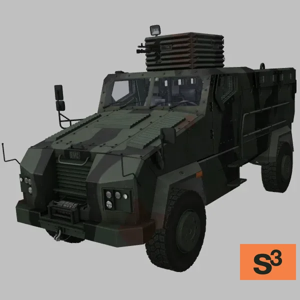 Kirpi · TN · camo — 3D model preview