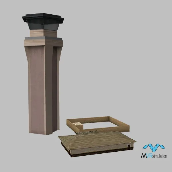 KLUF-BL87-Control-Tower — 3D model preview