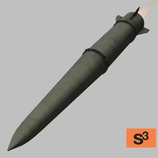 KN-23-missile · KP · green — 3D model preview