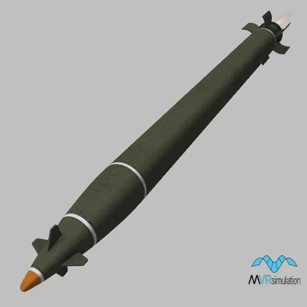 KN-25-missile · KP · green — 3D model preview