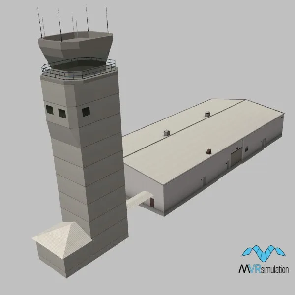 KNFW-control-tower — 3D model preview