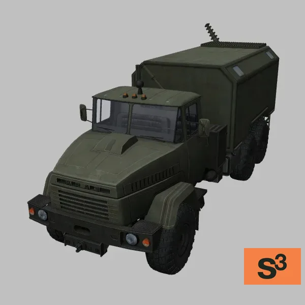 Kolchuga-Emitter · UA · green — 3D model preview