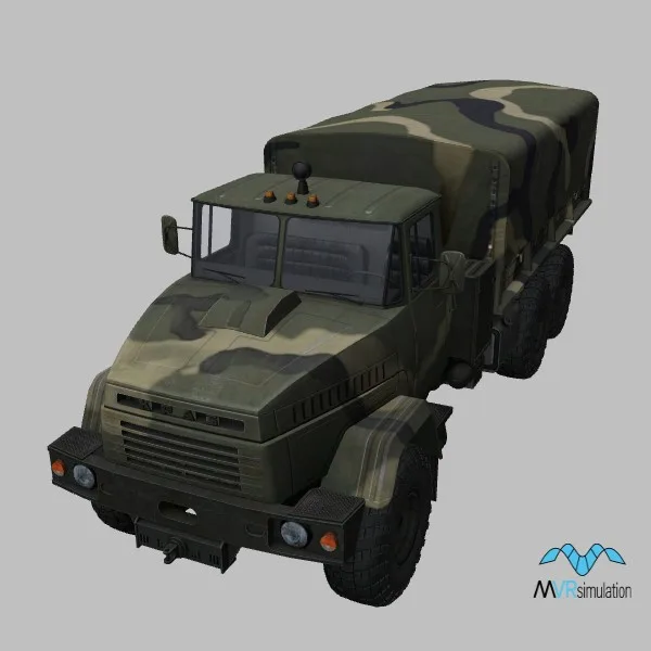 Kraz-260-canopy · UA · camo — 3D model preview