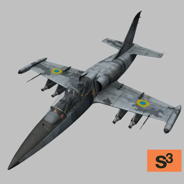 L-39M1 · UA · camo — 3D model preview