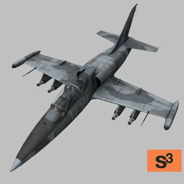 L-39ZA · TH · camo — 3D model preview