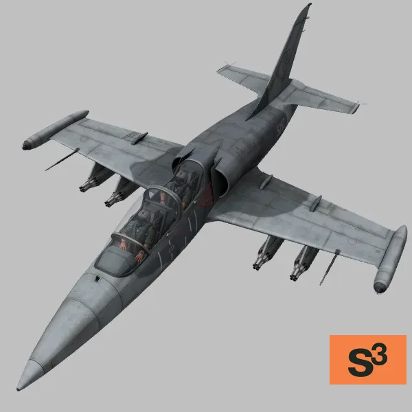 L-39ZAM · SL · camo — 3D model preview