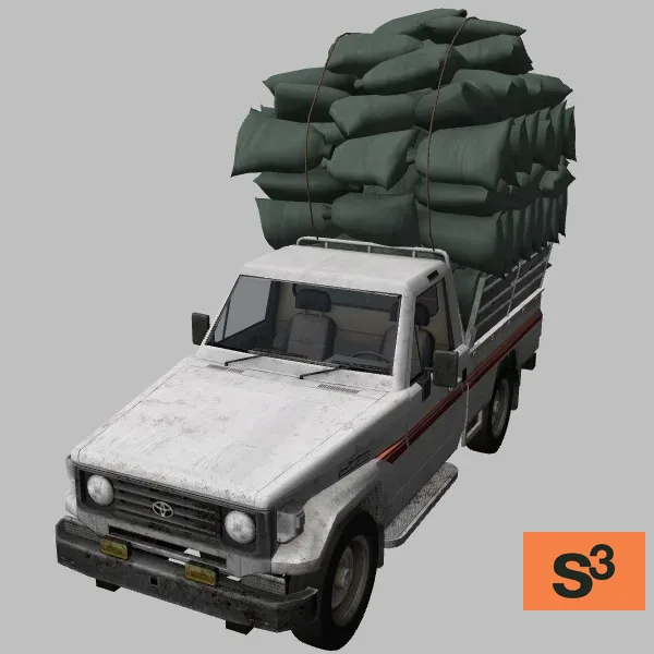 LandCruiser-75 · SO · white — 3D model preview