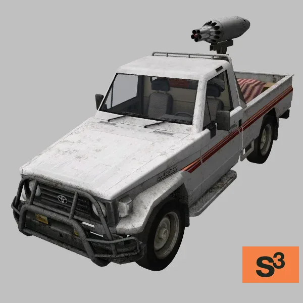 LandCruiser-75-UB-16 · SO · white — 3D model preview