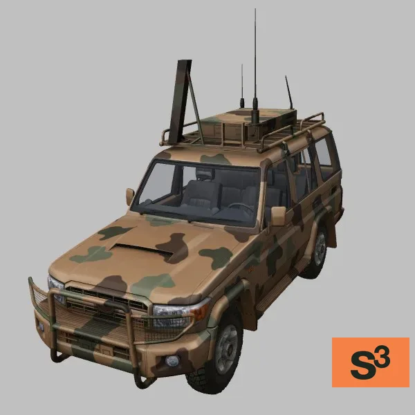 LandCruiser-VDJ76R-SIGINT · RU · camo — 3D model preview