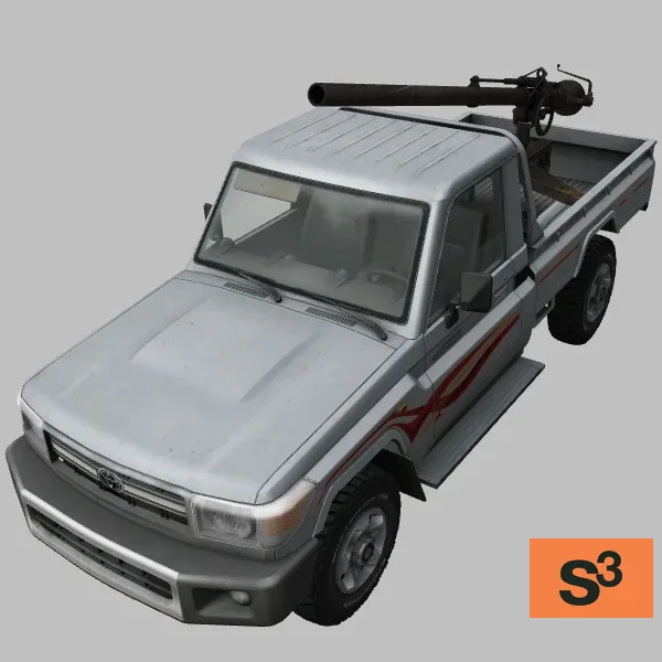 LandCrusier-79 · M40 · SDF · white — 3D model preview