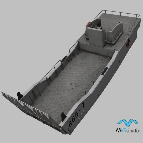Landing-Craft-866-7 · CN · white — 3D model preview