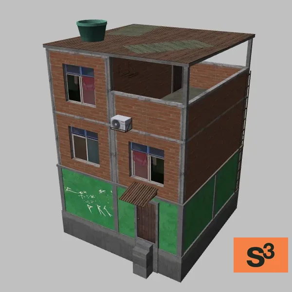latin-american-house-002 — 3D model preview