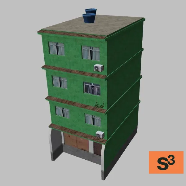 latin-american-house-004 — 3D model preview