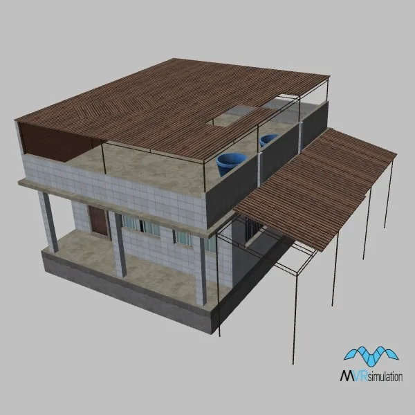 latin-american-house-005 — 3D model preview