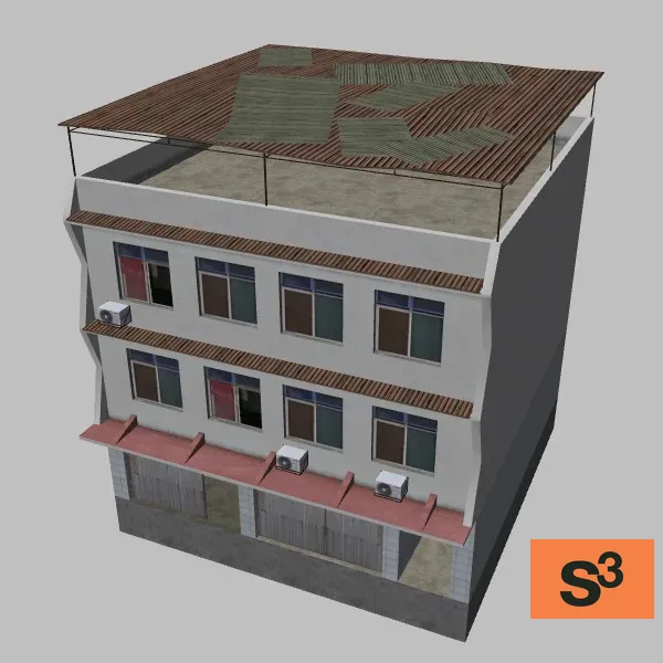 latin-american-house-006 — 3D model preview