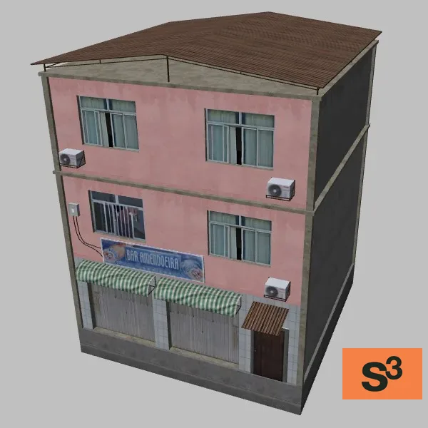 latin-american-house-008 — 3D model preview